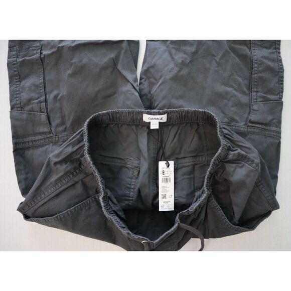 Garage 5GK 222 43 Women's Sz XS Forged Iron Gray Tanner Tie Up Cargo Pants - Picture 4 of 12